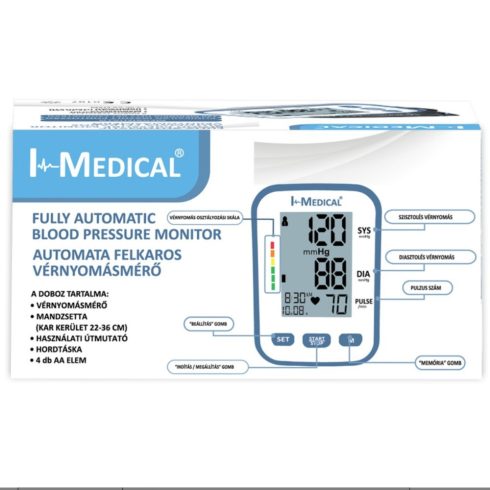 I-Medical automata felkaros vérnyomásmérő (3 db-os mennyiségi kedvezménnyel!)